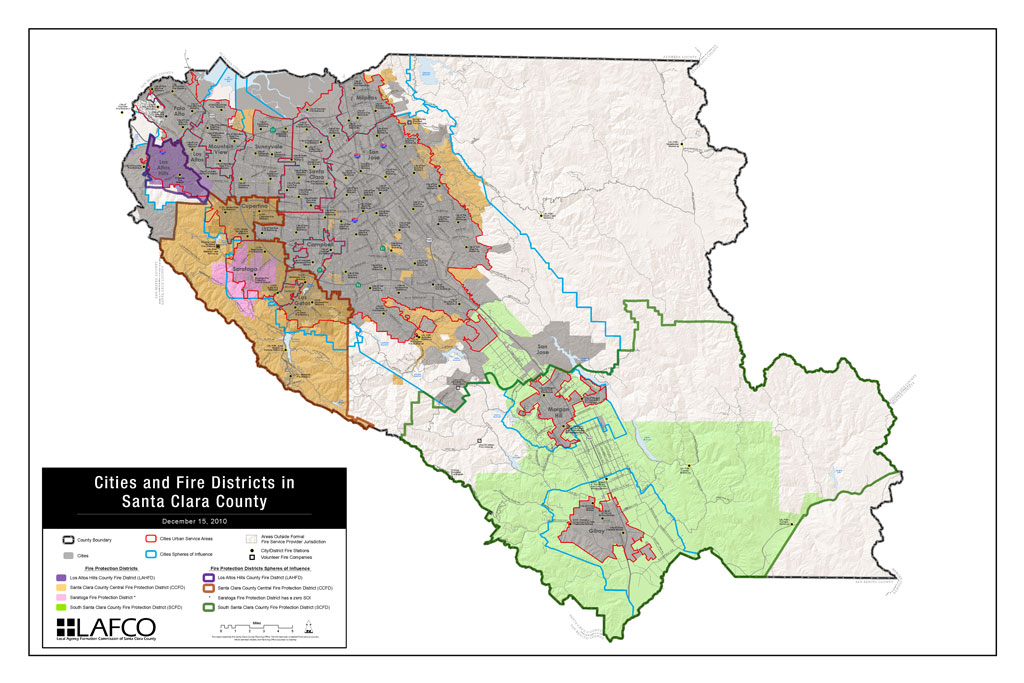 Map of Cities and Fire Districts (Dec. 2010)